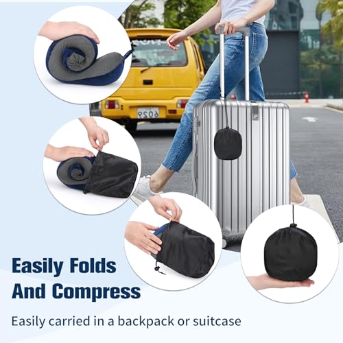 Neck Pillow for Traveling (Blue)