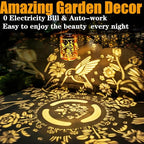 Solar Lanterns Outdoor Waterproof (hummingbird and rose)