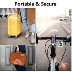 Compatible with Apple AirTag Secure Lock with Wire Cable (WHITE*2)