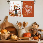 Fall Scarecrow Kitchen Towels 4 PCS