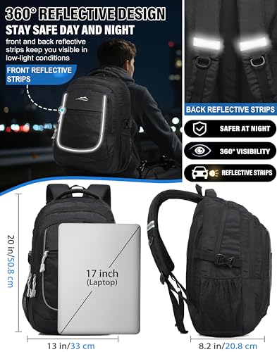 Anti Scratch Fabric Backpack (17 Inch / Atrous)