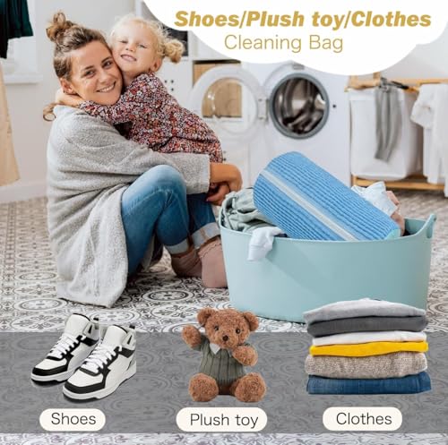 Shoe Washing Machine Bag (Light Blue)