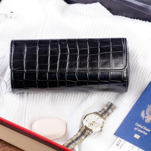 3 Watch Travel Case (Black / 3 Slot)
