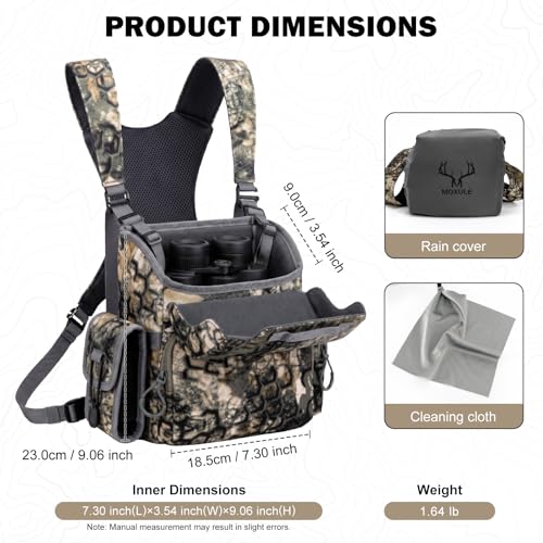 Binocular Harness Chest Pack (Camo / X-Large)