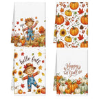 Fall Scarecrow Kitchen Towels