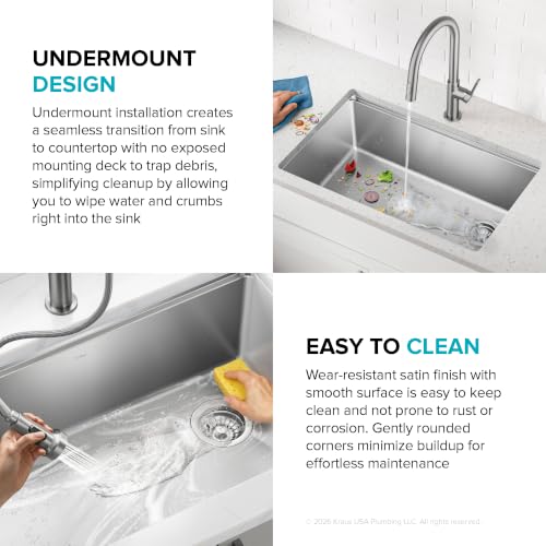 Fairlane 25 in Undermount Workstation Single Bowl 18 (25 Inch / Single Bowl Workstation — Undermount)