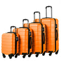 Luggage Set Lightweight Durable Hardshell (Family Set-Orange)