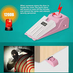 2 Pack Portable Door Stop Alarm (Pink)