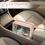 Clear Makeup Bag Travel (3 Pack Pink / TSA Specialist (3-Pack Medium - Soft))