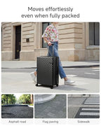 3 Piece Luggage Set (3-Piece Set (20/24/28) / Charcoal Metallic)