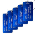 5Pack) Custom Personalized Luggage Tags-Customized Unique tag for Suitcase Backpack Travel,Bags (Blue (3.8×2)) (Blue (3.8×2))