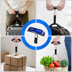 Luggage Scale Dr.meter Travel Essentials Luggage Weight Scale Backlight LCD (Blue)