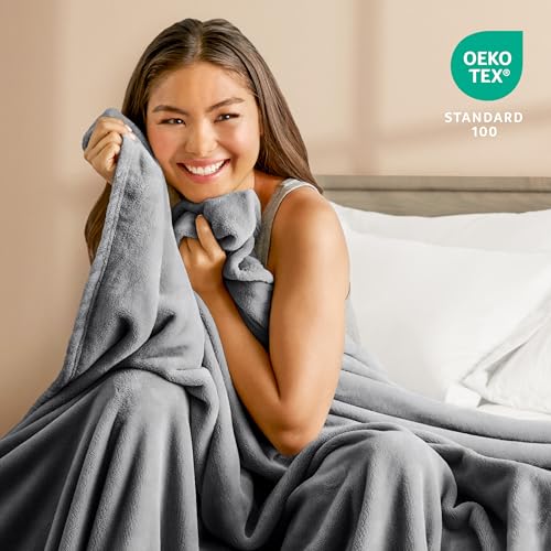 Fleece Blanket Luxury Microplush (Throw XL / 02 - Grey)
