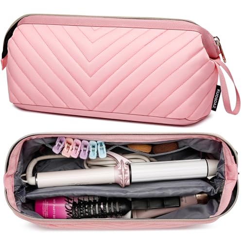 Hair Tools Travel Bag for Shark Flexstyle Dyson (Pink)