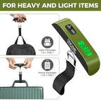 Digital Luggage Scale (Olive Green)