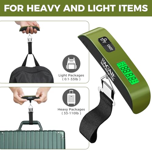 Digital Luggage Scale (Olive Green)
