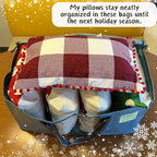 Moving Bags Wide Open Top (Shiny Light Blue / 4 Pack)