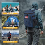 25L Insulated Cooler Backpack Water (Blue)