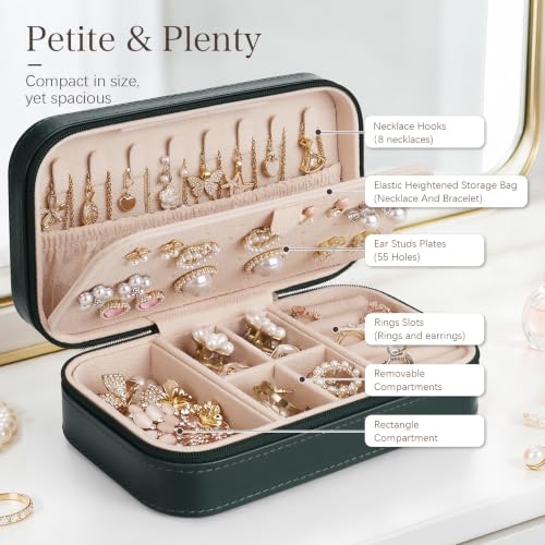 Travel Jewelry Box (Dark Green)