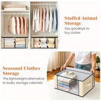35L Closet Organizers (10 Pack-35l / Beige)