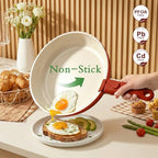 21PCS Pots and Pans Set Nonstick Cookware Set with Detachable Handle (Red Black Gradient / 21PCS)