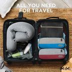 Twist Memory Foam Travel Pillow (Gray / Standard (26"))