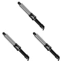 Conair Instant Heat Curling Iron Brush,3/4-Inch Barrel Curling Brush for Short Hair,30-Second Heat-Up with 25 Heat Settings for All Hair Types,Black,(Pack of 3)