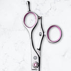 Saki Sakura Swivel Hairdressing Thinning Shears/Scissors - Professional Haircutting - Perfect for Wet or Dry Hair - 440C Stainless Steel (5.5, Steel)