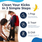 Stain Treater & Messy Steppers Shoe Cleaner Stain Remover Duo (Combo Pack)