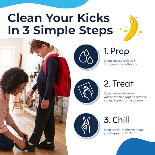 Stain Treater & Messy Steppers Shoe Cleaner Stain Remover Duo (Combo Pack)