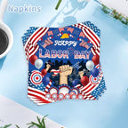 50 Pcs Labor Day Napkins (Labor Day)