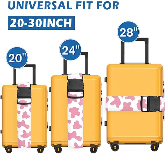 Luggage Straps for Suitcases Travel Belt Accessories, Cute Suitcase Strap - Image 3