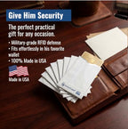 10x RFID Blocking Credit Card"DuPont TYVEK" Sleeves for wallet or purse. Protect your debit cards