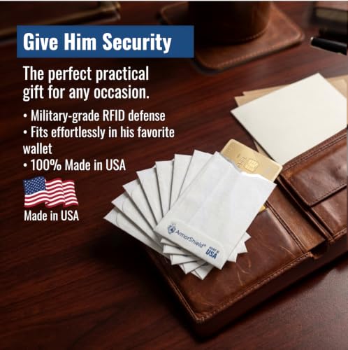 10x RFID Blocking Credit Card"DuPont TYVEK" Sleeves for wallet or purse. Protect your debit cards