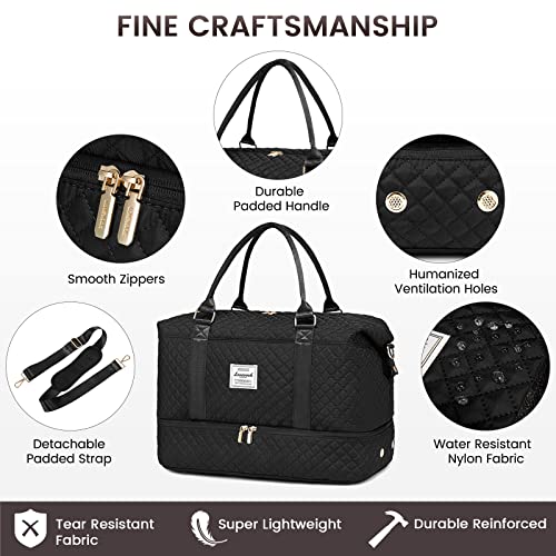 Travel Duffle Bag (Black / Large-2 Pcs)