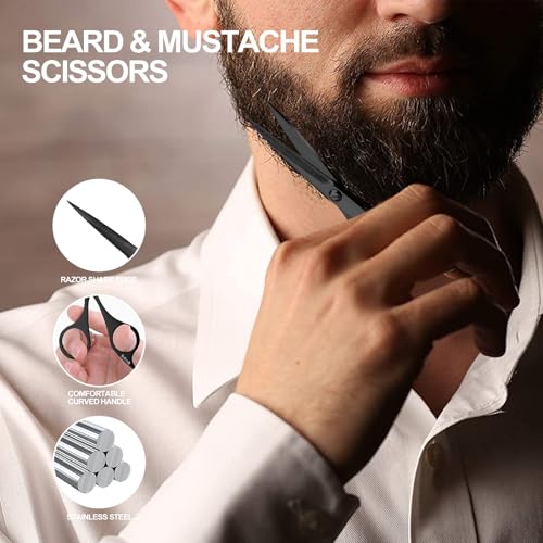 Pro Beard Scissors (Black)
