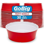 Red Party Cup Bowls (Large - 30 Pack)