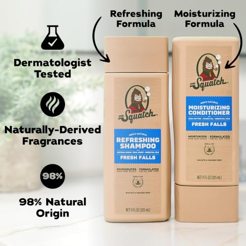 Men's Natural Shampoo and Conditioner Set