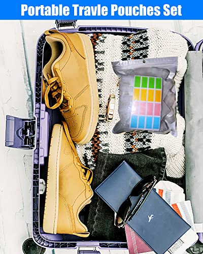 17 Pack Travel Pouches for Toiletries (B-17pcs)