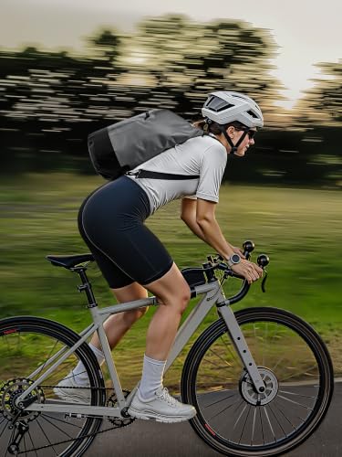 Waterproof Dry Bag Backpack with Zippered Pocket (Grey / 40L)