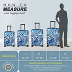 Luggage Cover Fits 18 (S / Portuguese tiles)