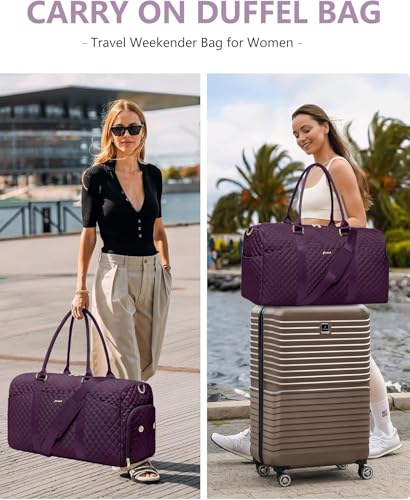 Large Duffle Bag for Travel (03-Purple / X-Large)