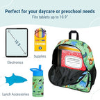 12 Inch Toddler Backpack for Kids (12 x 10 x 4.5 inches / Wild Animals)