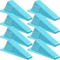 8 Pcs Jumbo Door Stoppers Heavy Duty Rubber Doorstop (Blue)