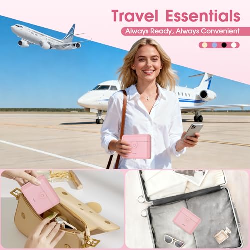 Travel Bottles TSA 4x2oz With Case Leak (Pink)