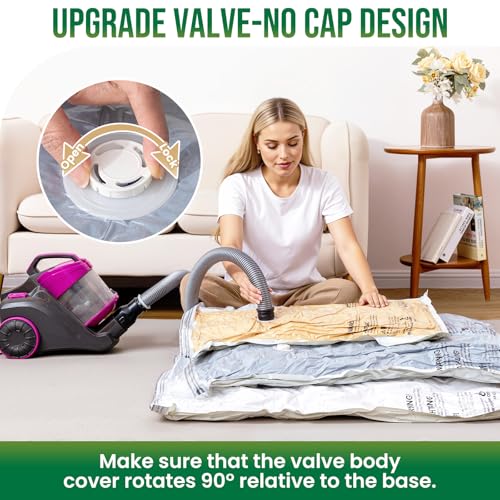 6 Pack Vacuum Storage Bags (6 Jumbo)