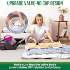 6 Pack Vacuum Storage Bags (6 Jumbo)