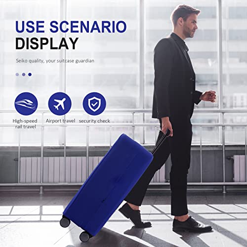 Travel Luggage Cover (Blue / 24-25 inch)