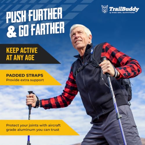 Compact Trekking Poles (Black Raven)