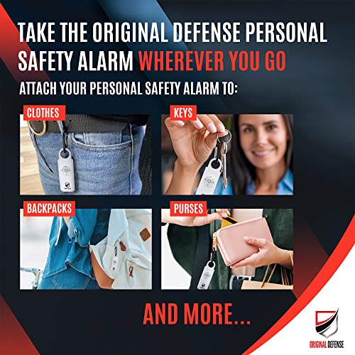 Siren Self Defense Alarm (White)
